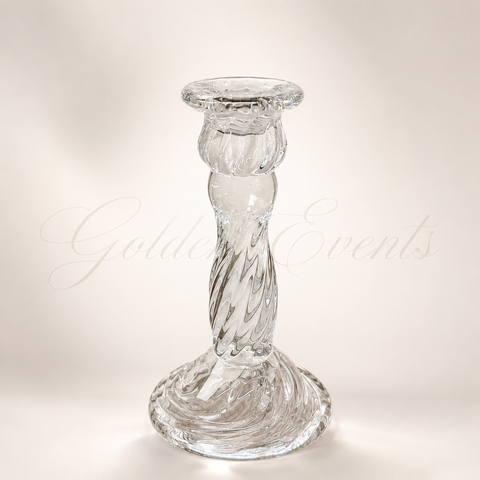 Glass 6.5" Candle Holder