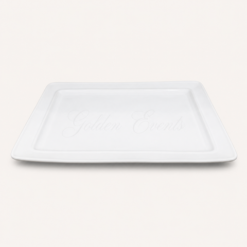 Rectangular White Serving Platter