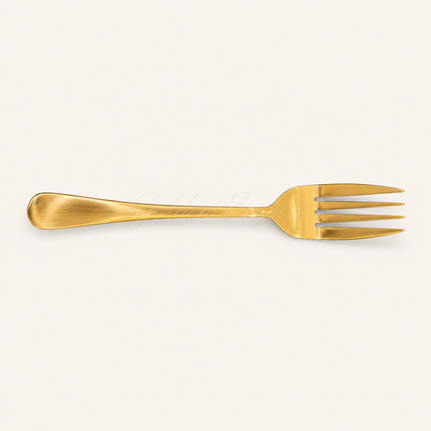 Gold Serving Forks