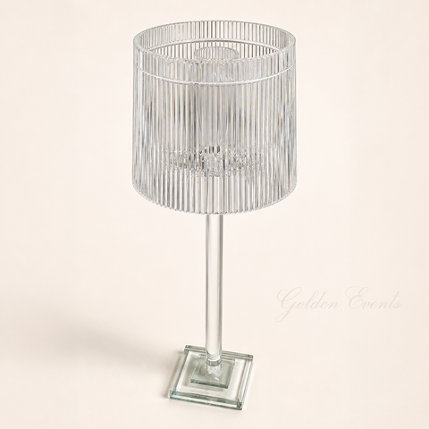 Glass Stand Acrylic 27" Lamp Centerpiece
