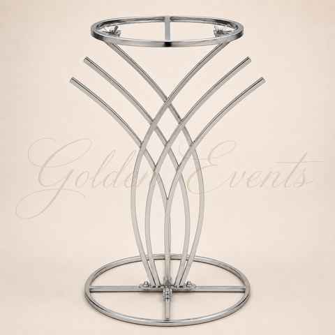 Silver 25" Tall Flower Stand Centerpiece