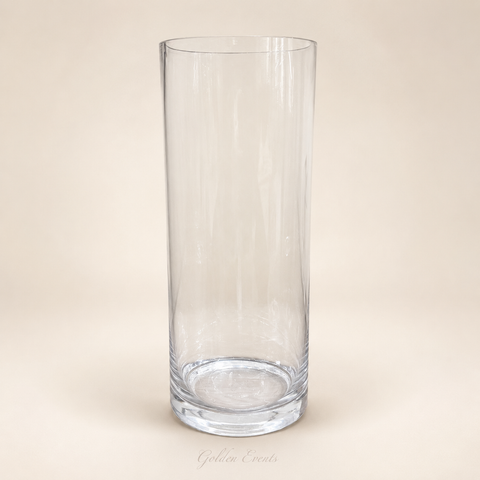 15X50" Clear Glass Centerpiece