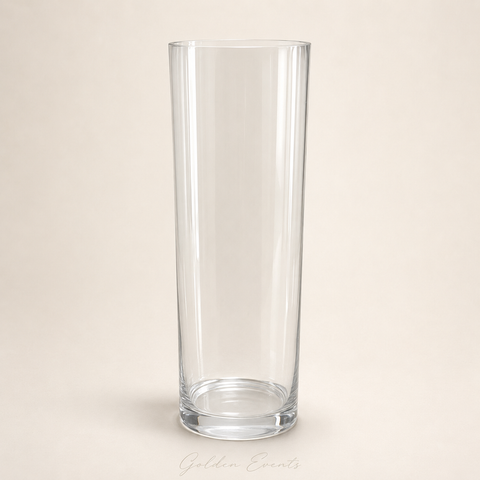 15X60" Clear Glass Centerpiece