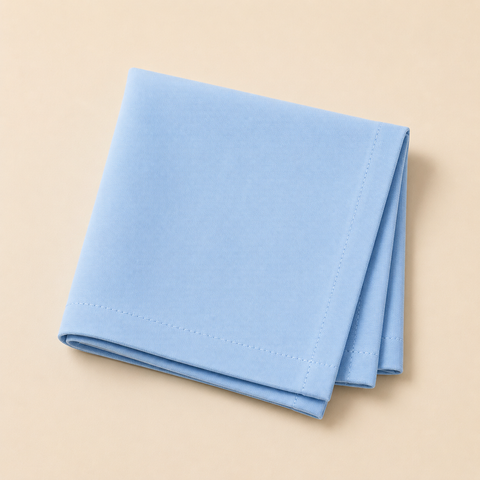 Baby blue Napkins Linen