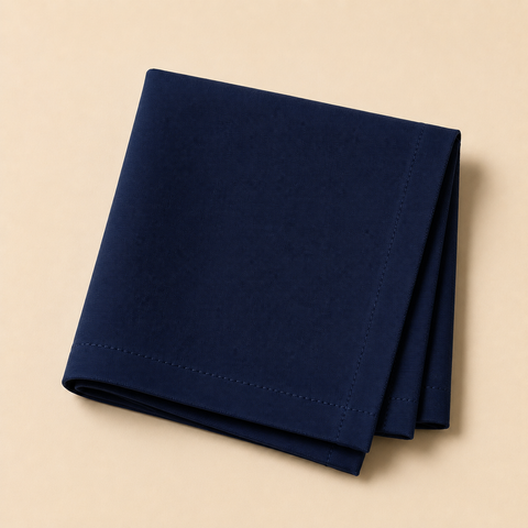 Navy Napkins Linen