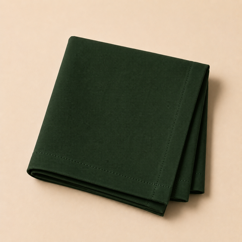 Dark Green Napkins Linens