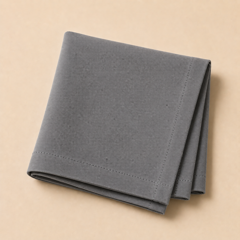 Grey Napkins Linens