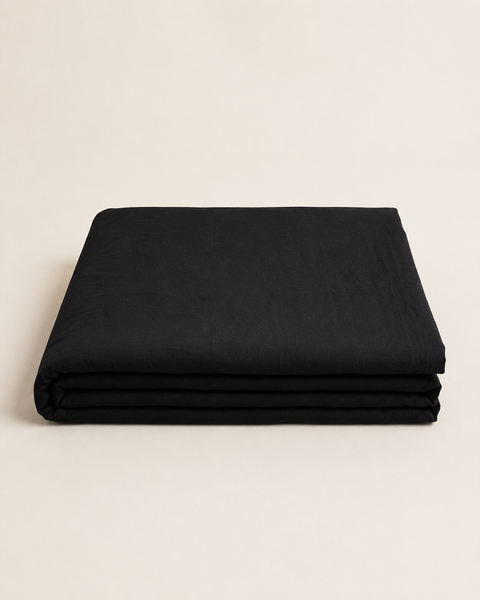 Black Draping Linen
