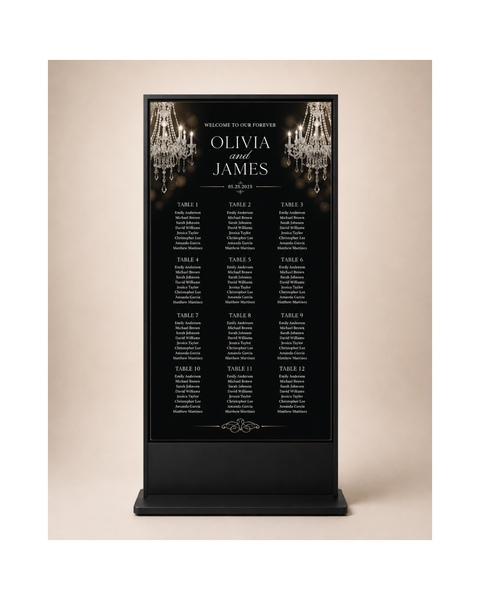 65" LED Screen (Seating Chart or Slideshow)