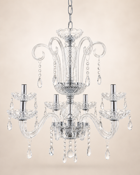 Crystal 23x23" Chandelier