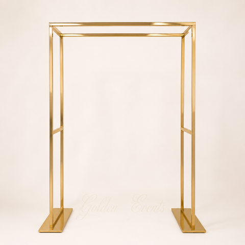 Gold Metal 39x71" Arch Stand