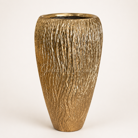 Gold 35" Flower Vase