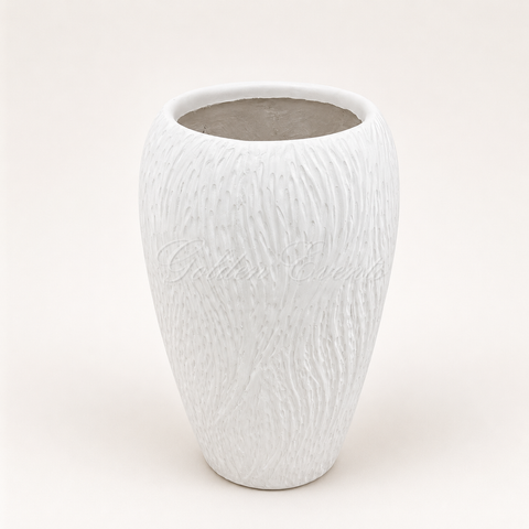White 26" Flower Vase