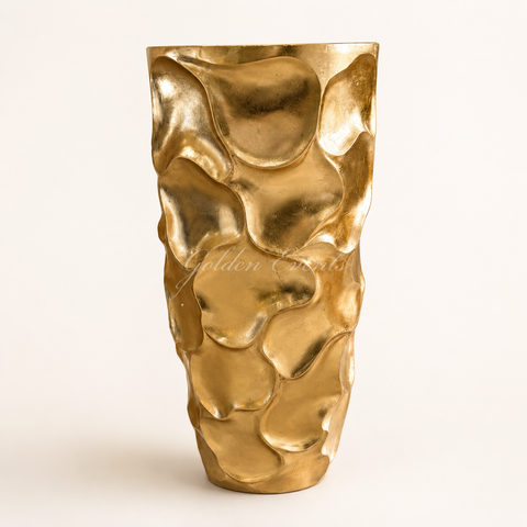 Gold 36" Flower Vase