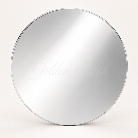 Glass Mirror 13" Charger