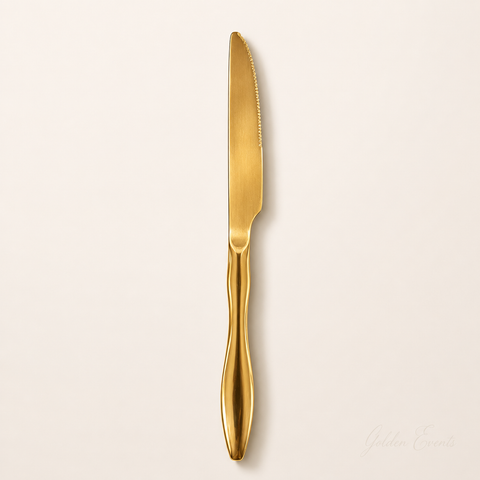 Gold Dinner Knife
