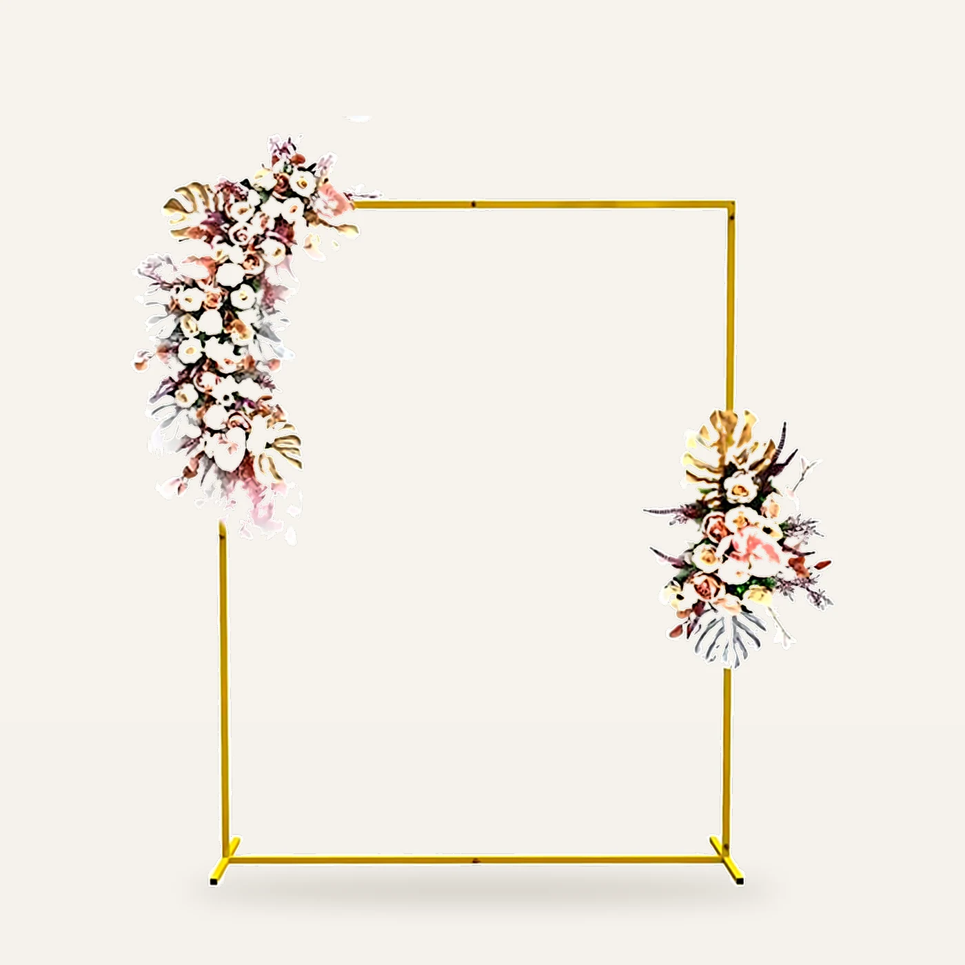 Gold Rectangle Frame Backdrop Stand (59x79" or 79x79")